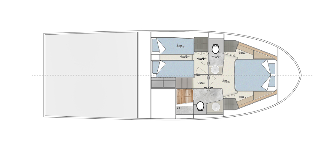 Lower deck - Optional 2nd head