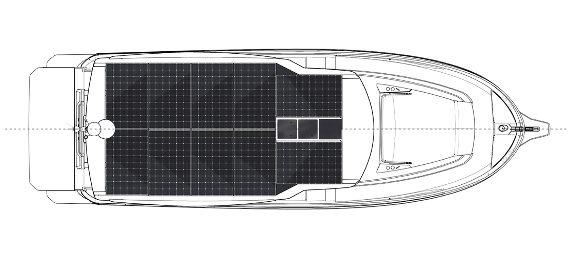 Coach roof - Solar panels